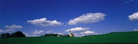 Rural Scene With Church, Near Niederaich, Germany by Panoramic Images - 27" x 9"