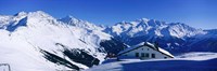 Alpine Scene In Winter Switzerland
