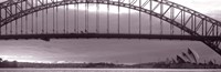 Harbor Bridge, Pacific Ocean, Sydney, Australia Fine Art Print