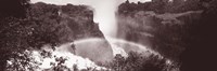 Victoria Falls Zimbabwe Africa (black and white) Fine Art Print