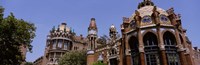 Low angle view of a hospital, Hospital De Sant Pau, Barcelona, Spain Fine Art Print