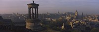 High angle view of a monument in a city, Edinburgh, Scotland Fine Art Print