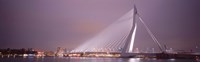 Erasmus Bridge, Rotterdam, Holland, Netherlands Fine Art Print