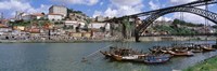 Bridge Over A River, Dom Luis I Bridge, Douro River, Porto, Douro Litoral, Portugal Fine Art Print