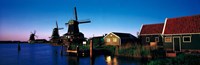 Windmills Zaanstreek Netherlands Fine Art Print