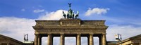 High section view of a memorial gate, Brandenburg Gate, Berlin, Germany Fine Art Print