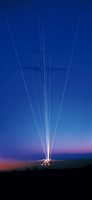 Track Lights Zurich Airport Switzerland by Panoramic Images - 9" x 27"