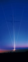 Track Lights Zurich Airport Switzerland Fine Art Print