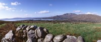 UK, Ireland, Beara Peninsula, Rocks in front of Caha Mountains Fine Art Print
