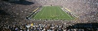 Aerial view of a football stadium, Notre Dame Stadium, Notre Dame, Indiana, USA Fine Art Print