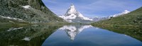 Lake, Mountains, Matterhorn, Zermatt, Switzerland Fine Art Print
