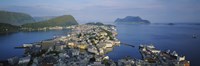 High angle view of a town, Alesund, More og Romsdall, Norway Fine Art Print