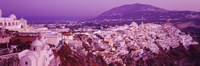 Fira at dusk, Santorini, Greece Fine Art Print