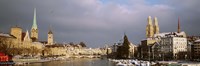 Winter, Zurich, Switzerland Fine Art Print