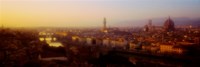 High angle view of Florence, Italy Fine Art Print