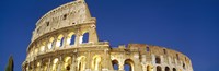 Low angle view of ruins of an amphitheater, Coliseum, Rome, Lazio, Italy Fine Art Print