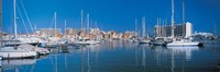 View of a marina, Algarve Portugal Fine Art Print