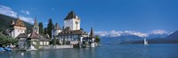 Oberhofen Castle W\ Thuner Lake Switzerland