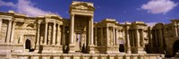 Facade of a theater, Roman Theater, Palmyra, Syria Fine Art Print