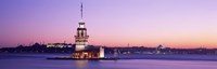 Sunset Lighthouse Istanbul Turkey by Panoramic Images - 27" x 9"