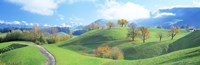 Rolling Landscape, Zug, Switzerland Fine Art Print