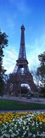 Eiffel Tower Paris France (horizontal) by Panoramic Images - 9" x 27"