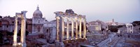 Roman Forum at dusk, Rome, Italy Fine Art Print