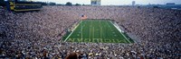 University Of Michigan Football Game, Michigan Stadium, Ann Arbor, Michigan, USA Framed Print