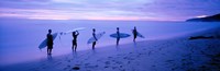 Surfers on Beach Costa Rica