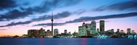 Toronto Skyline from the lake, Ontario Canada Fine Art Print