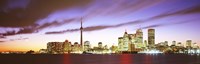 Toronto Skyline at Dusk Ontario Canada