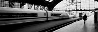 Train leaving a Station, Cologne, Germany Fine Art Print