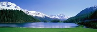 Lake Silverplaner St Moritz Switzerland Fine Art Print