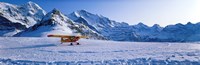 Ski Plane Mannlichen Switzerland by Panoramic Images - 27" x 9"
