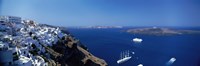 Santorini Greece by Panoramic Images - 27" x 9"