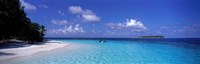 Tropical Beach Ihru Maldives by Panoramic Images - 27" x 9"