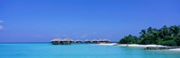 Beach Cabanas, Baros, Maldives Fine Art Print