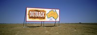 Billboard on a Landscape Outback Australia