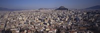 View Of Licabetus Hill and City, Athens, Greece Fine Art Print