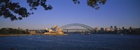 Bridge over water, Sydney Opera House, Sydney, New South Wales, Australia Fine Art Print