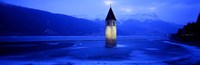 Lago Di Resia Church, Tyrol, Italy Fine Art Print