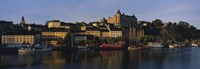 Buildings On The Waterfront, Stockholm, Sweden Fine Art Print