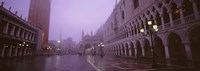 Fog Over Saint Marks Square, Venice, Italy Fine Art Print