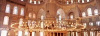 interior of Blue Mosque, Istanbul, Turkey Fine Art Print