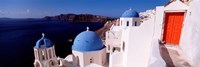 Church in a city, Santorini, Cyclades Islands, Greece Fine Art Print
