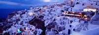 Santorini at Dusk, Greece Fine Art Print