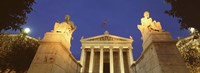 Statues at Art Academy, Athens, Greece Fine Art Print