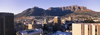 Aerial View of Cape Town and Table Mountain Fine Art Print