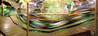 Carousel in motion, Amusement Park, Stuttgart, Germany Fine Art Print