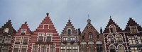 Low angle view of buildings, Bruges, Belgium Fine Art Print